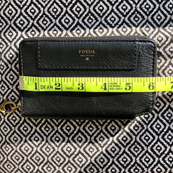 🆂🅾︎🅻🅳 FOSSIL Leather Wallet Wristlet - Picture 9 of 12